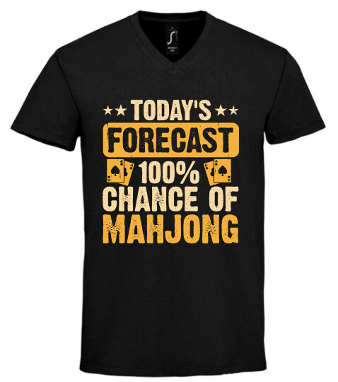 Unisex V nyakú póló