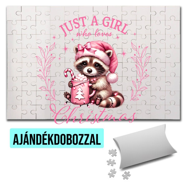 Puzzle - kirakó ajándékdobozzal