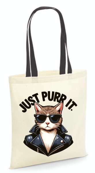 Vászontáska - színes fülű 