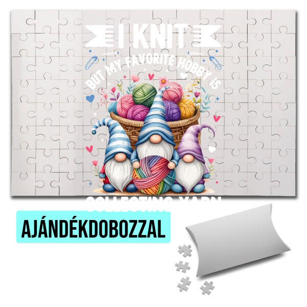 Puzzle - kirakó ajándékdobozzal