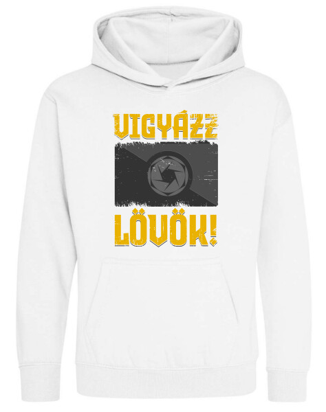 Kapucnis belebújós gyerek pulóver