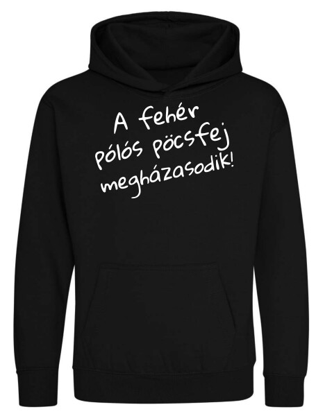 Kapucnis belebújós gyerek pulóver