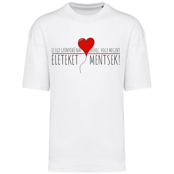 Prémium oversized unisex póló