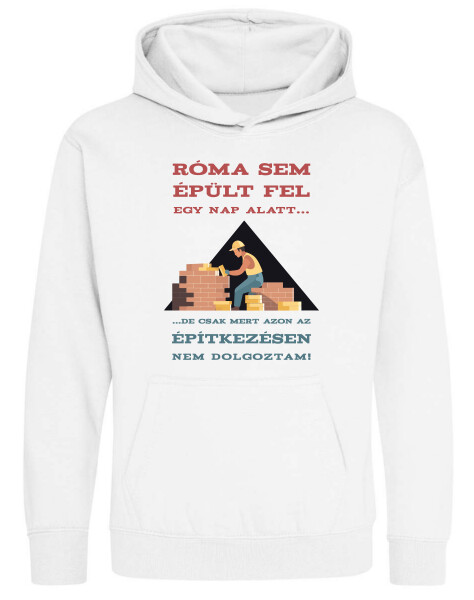 Kapucnis belebújós gyerek pulóver