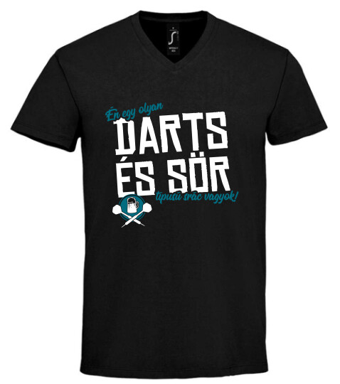 Unisex V nyakú póló