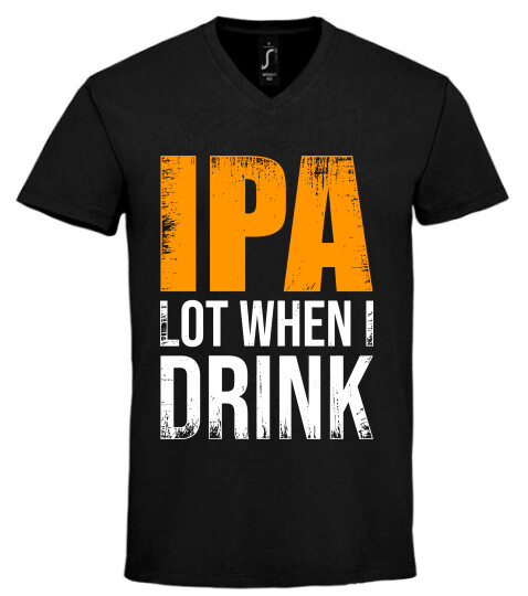 Unisex V nyakú póló