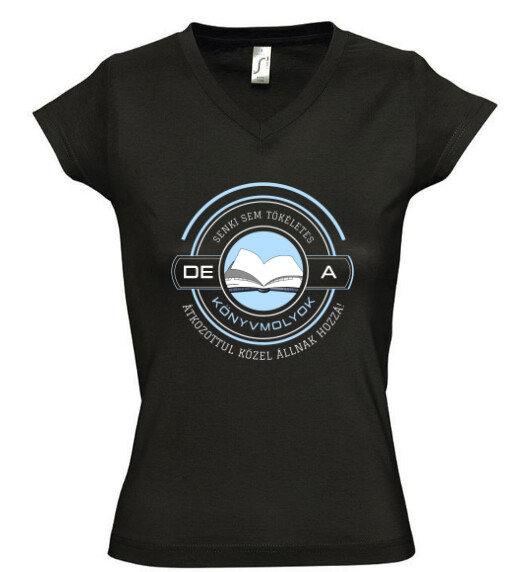 Női V nyakú póló