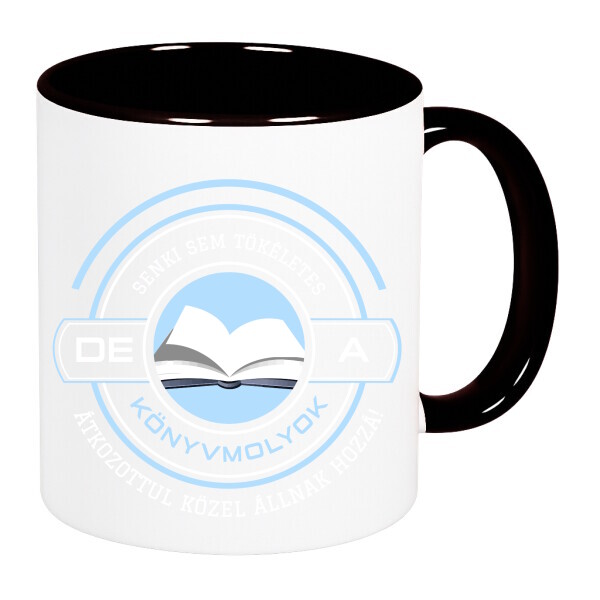 Színes fülű és belsejű bögre