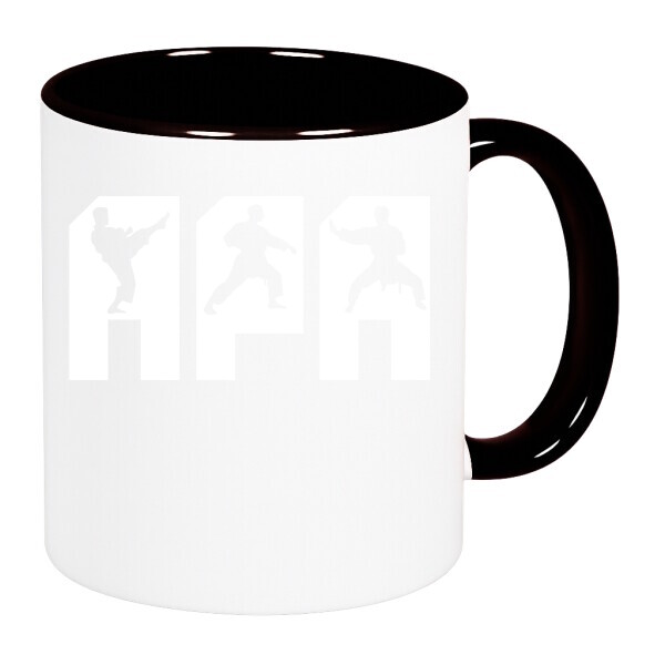 Színes fülű és belsejű bögre