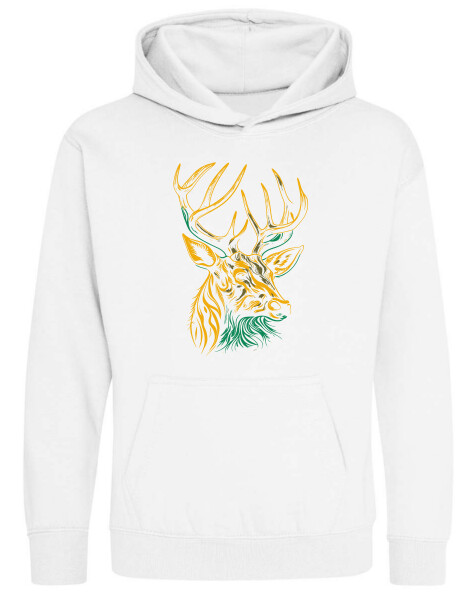 Kapucnis belebújós gyerek pulóver