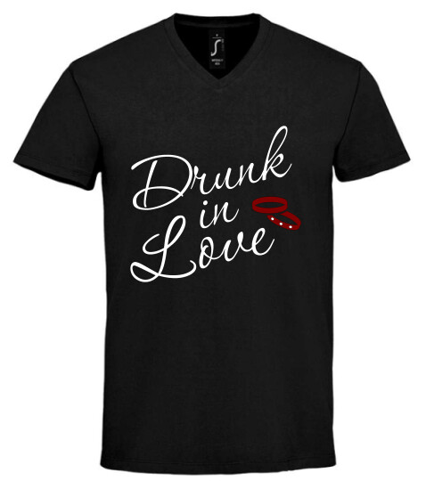 Unisex V nyakú póló