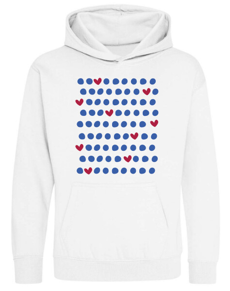 Kapucnis belebújós gyerek pulóver