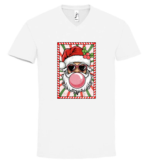 Unisex V nyakú póló