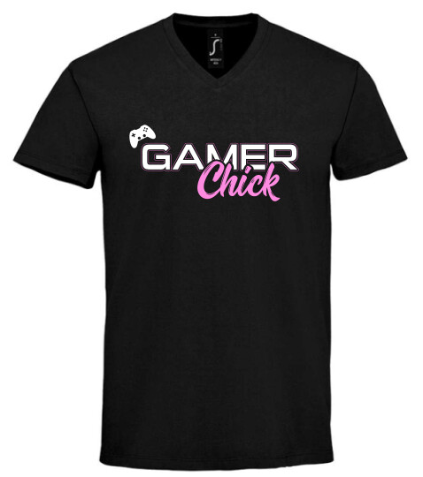 Unisex V nyakú póló