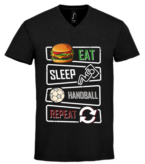 Unisex V nyakú póló