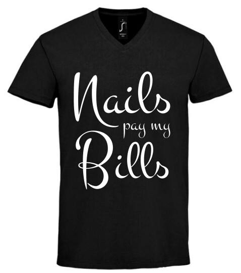 Unisex V nyakú póló