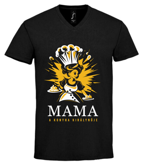 Unisex V nyakú póló