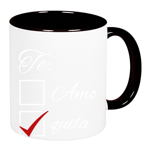 Színes fülű és belsejű bögre