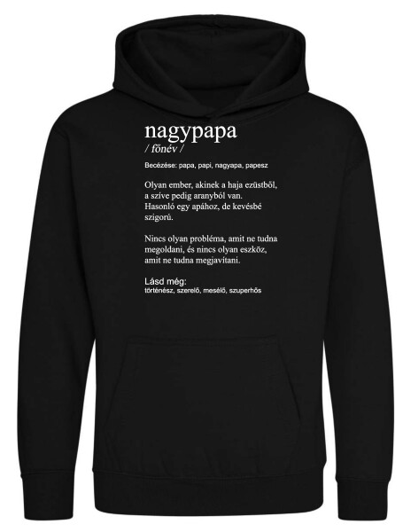 Kapucnis belebújós gyerek pulóver