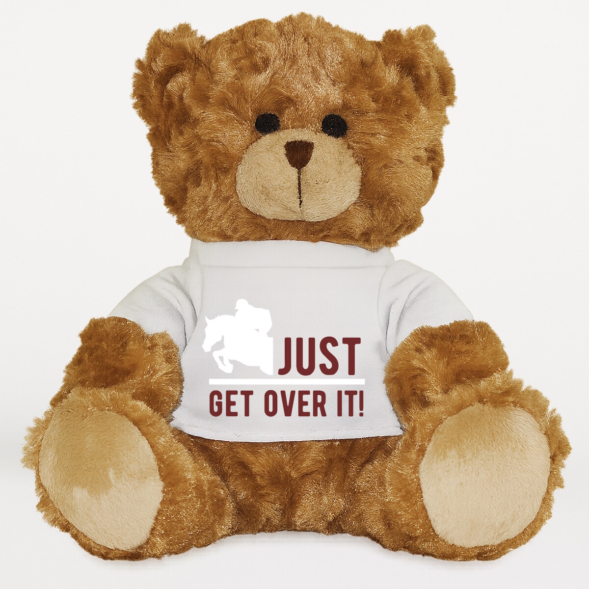 Plüssmaci egyedi pólóval