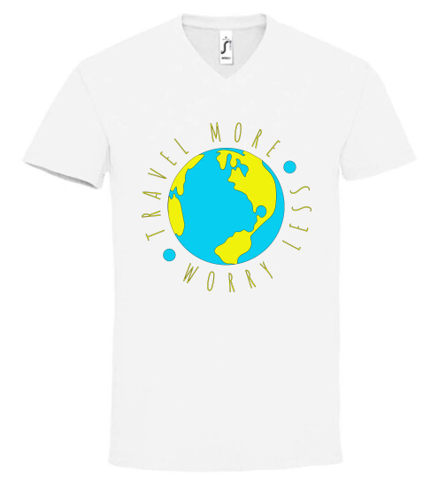 Unisex V nyakú póló