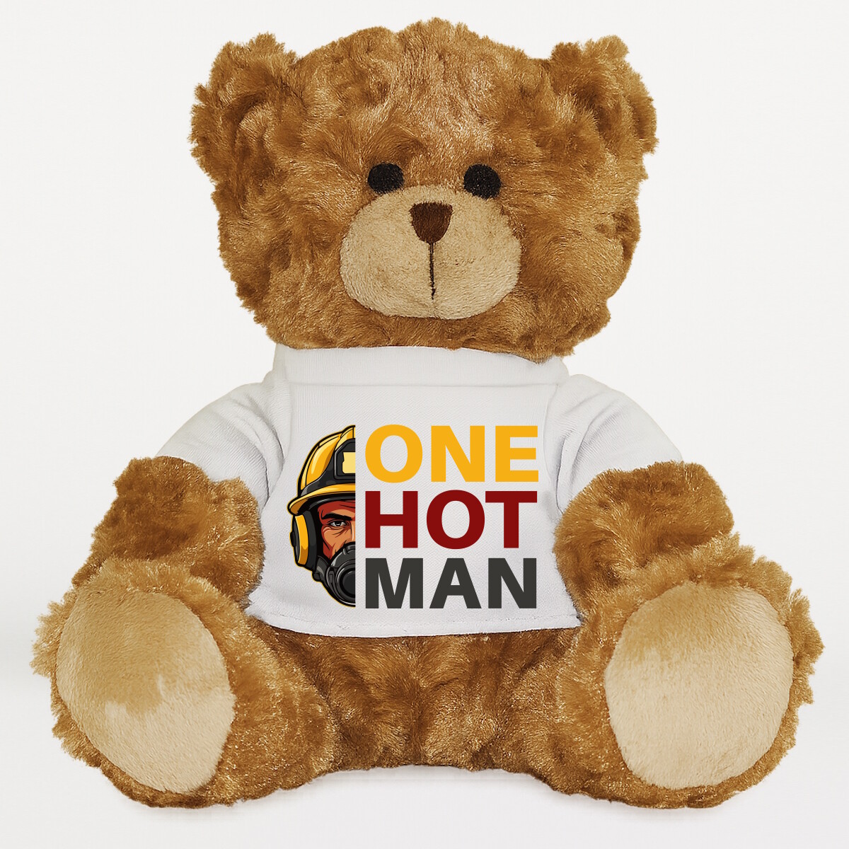 Plüssmaci egyedi pólóval