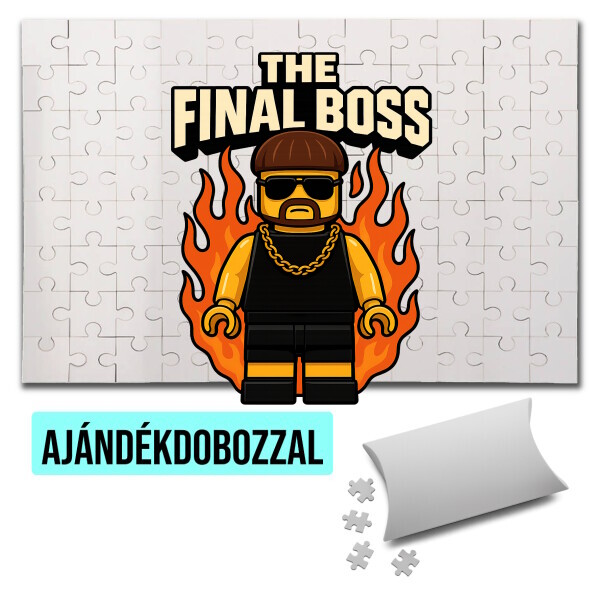 Puzzle - kirakó ajándékdobozzal