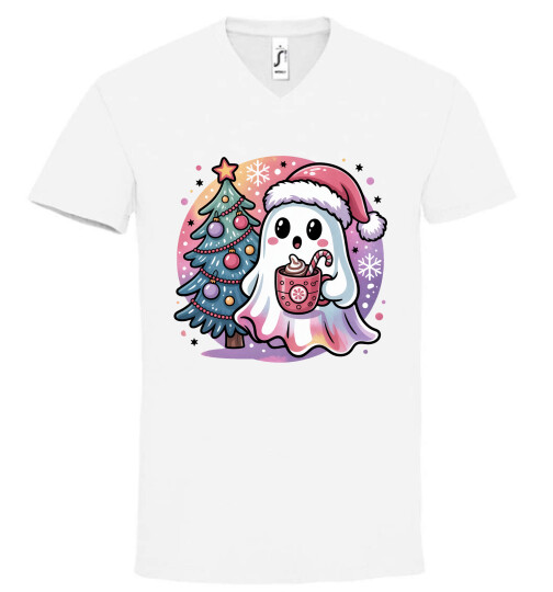 Unisex V nyakú póló