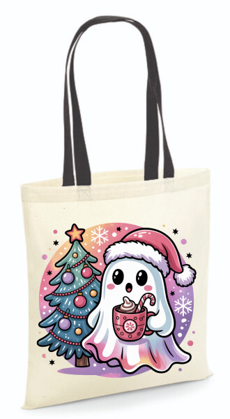 Vászontáska - színes fülű 