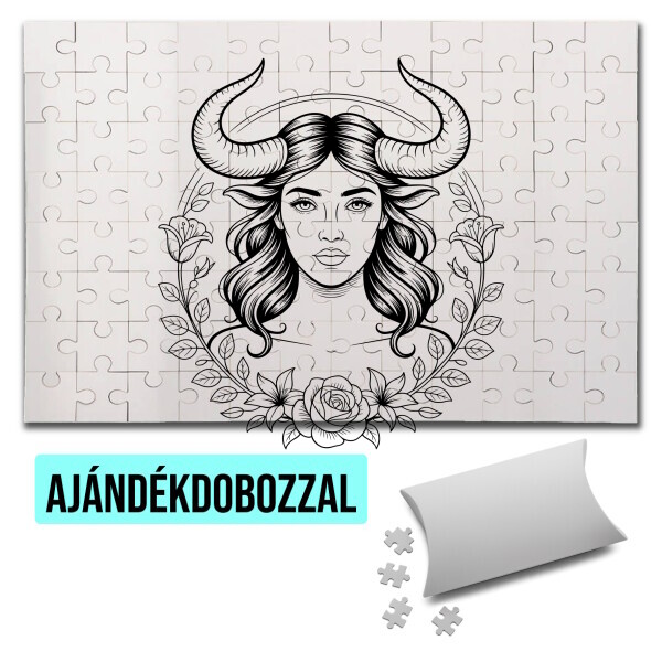 Puzzle - kirakó ajándékdobozzal