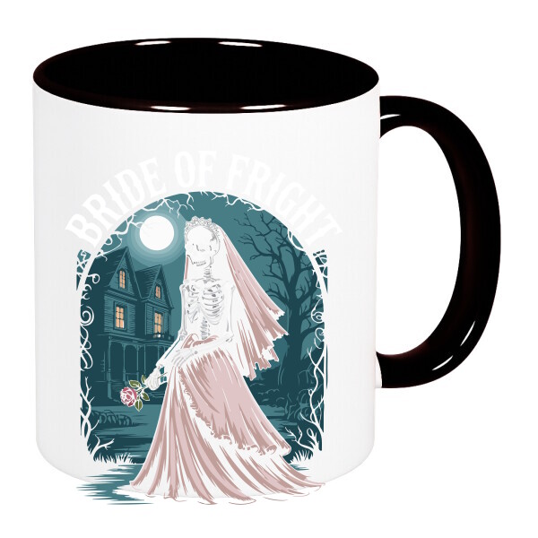 Színes fülű és belsejű bögre