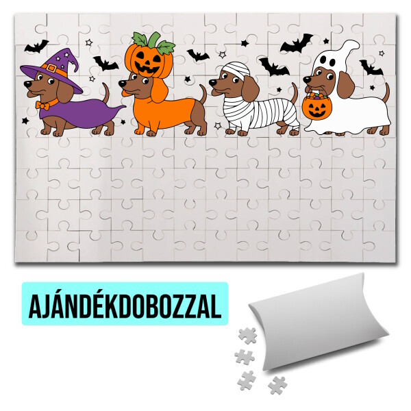 Puzzle - kirakó ajándékdobozzal