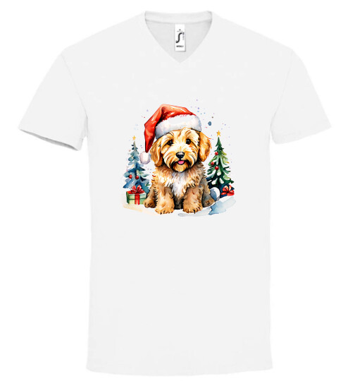 Unisex V nyakú póló