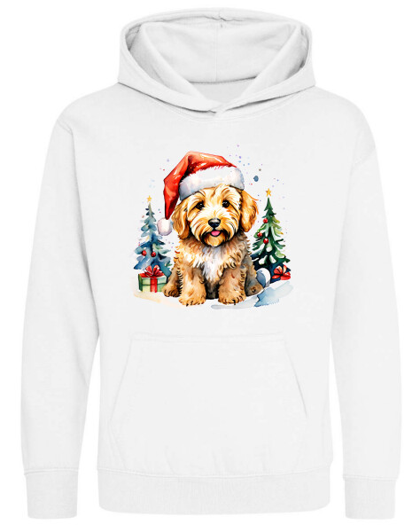 Kapucnis belebújós gyerek pulóver