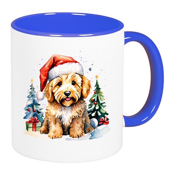 Színes fülű és belsejű bögre