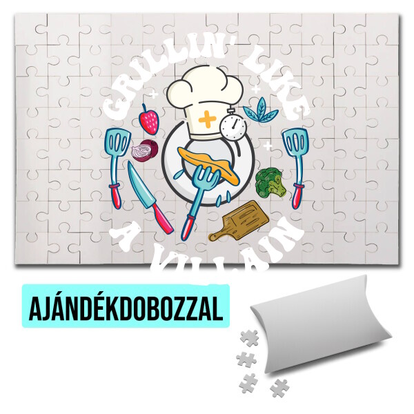 Puzzle - kirakó ajándékdobozzal