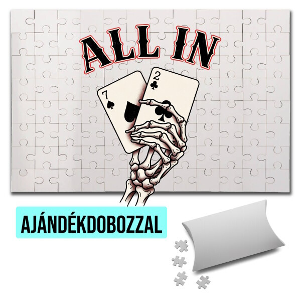 Puzzle - kirakó ajándékdobozzal