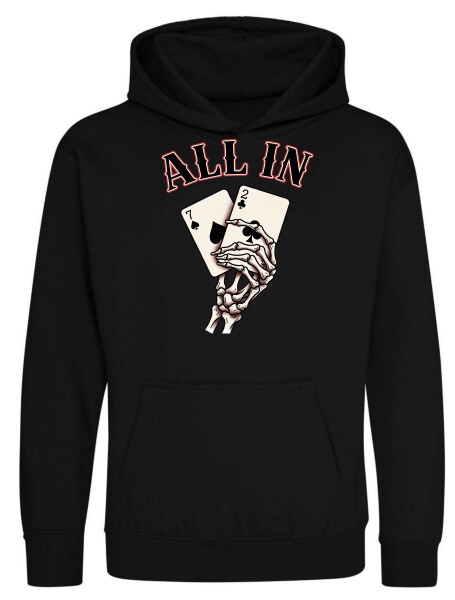 Kapucnis belebújós gyerek pulóver