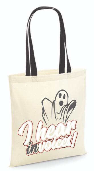 Vászontáska - színes fülű 