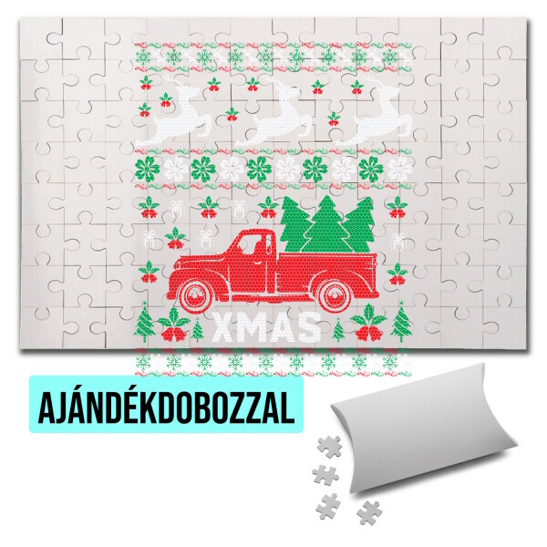 Puzzle - kirakó ajándékdobozzal