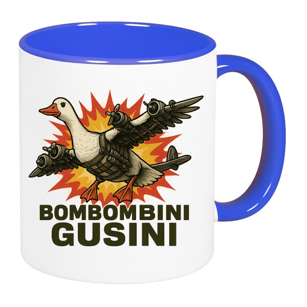 Színes fülű és belsejű bögre