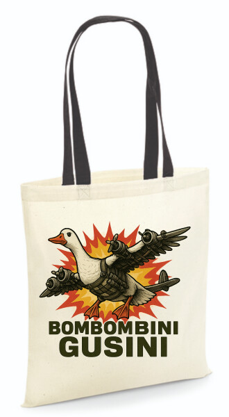 Vászontáska - színes fülű 