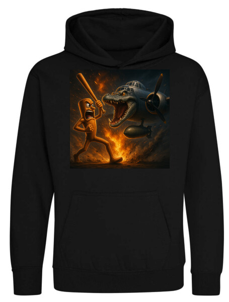 Kapucnis belebújós gyerek pulóver