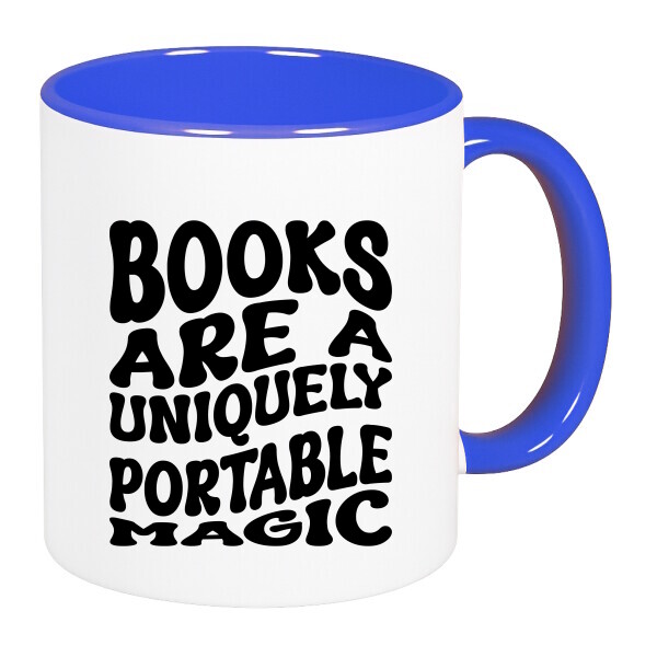 Színes fülű és belsejű bögre