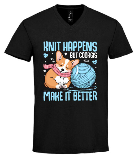 Unisex V nyakú póló