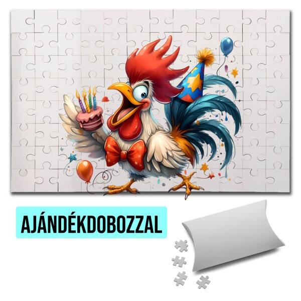 Puzzle - kirakó ajándékdobozzal