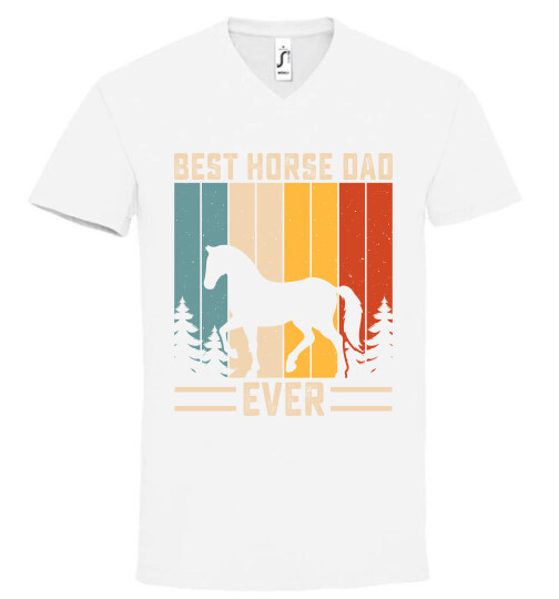 Unisex V nyakú póló