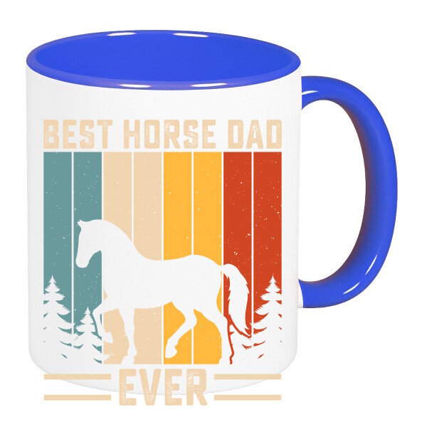 Színes fülű és belsejű bögre