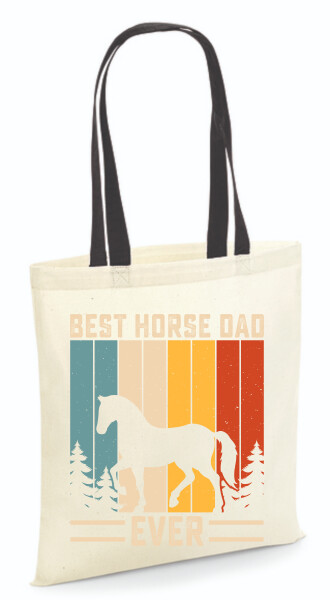 Vászontáska - színes fülű 