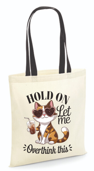 Vászontáska - színes fülű 